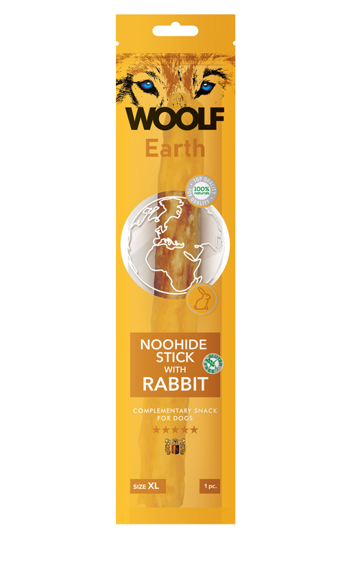 WOOLF Earth Noohide sticks, Rabbit, XL 1 st