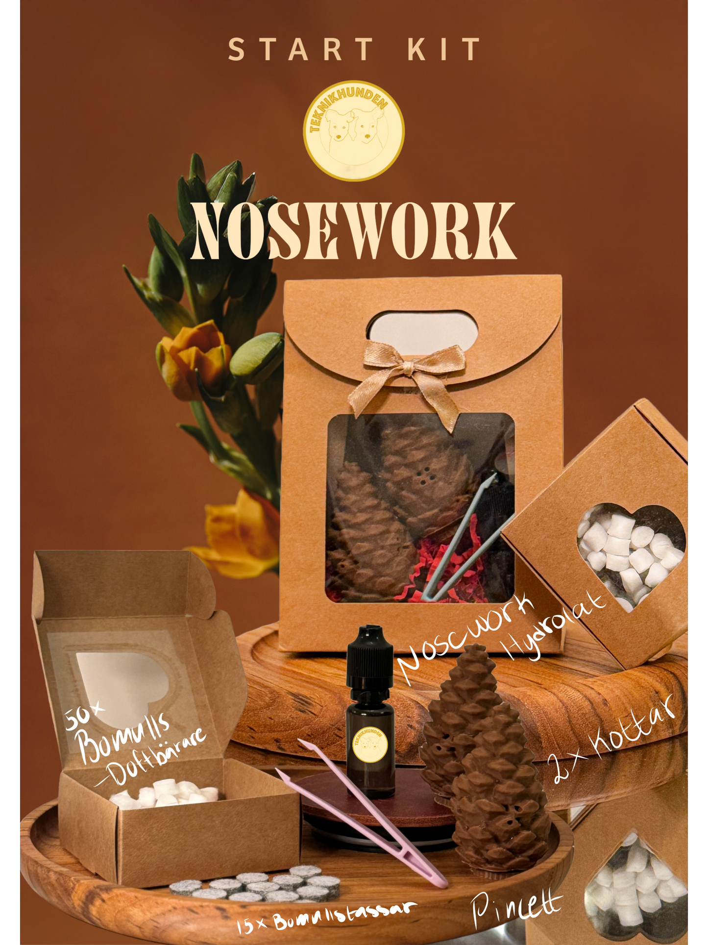 Nosework kit, kottar