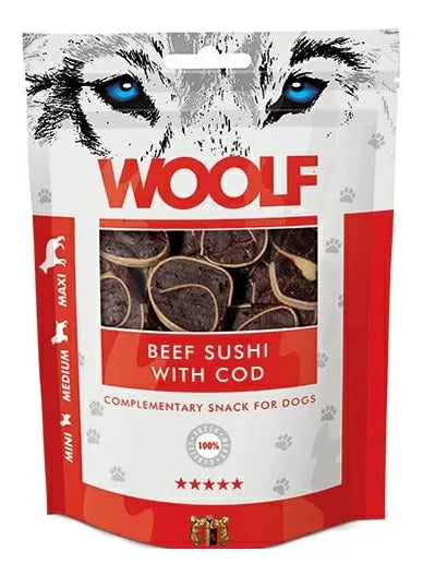 WOOLF Beef Sushi with Cod