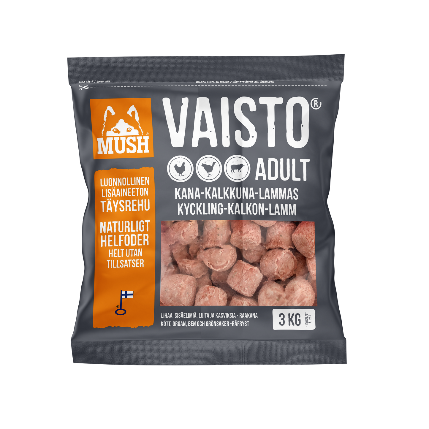 Vaisto® Grå 3kg