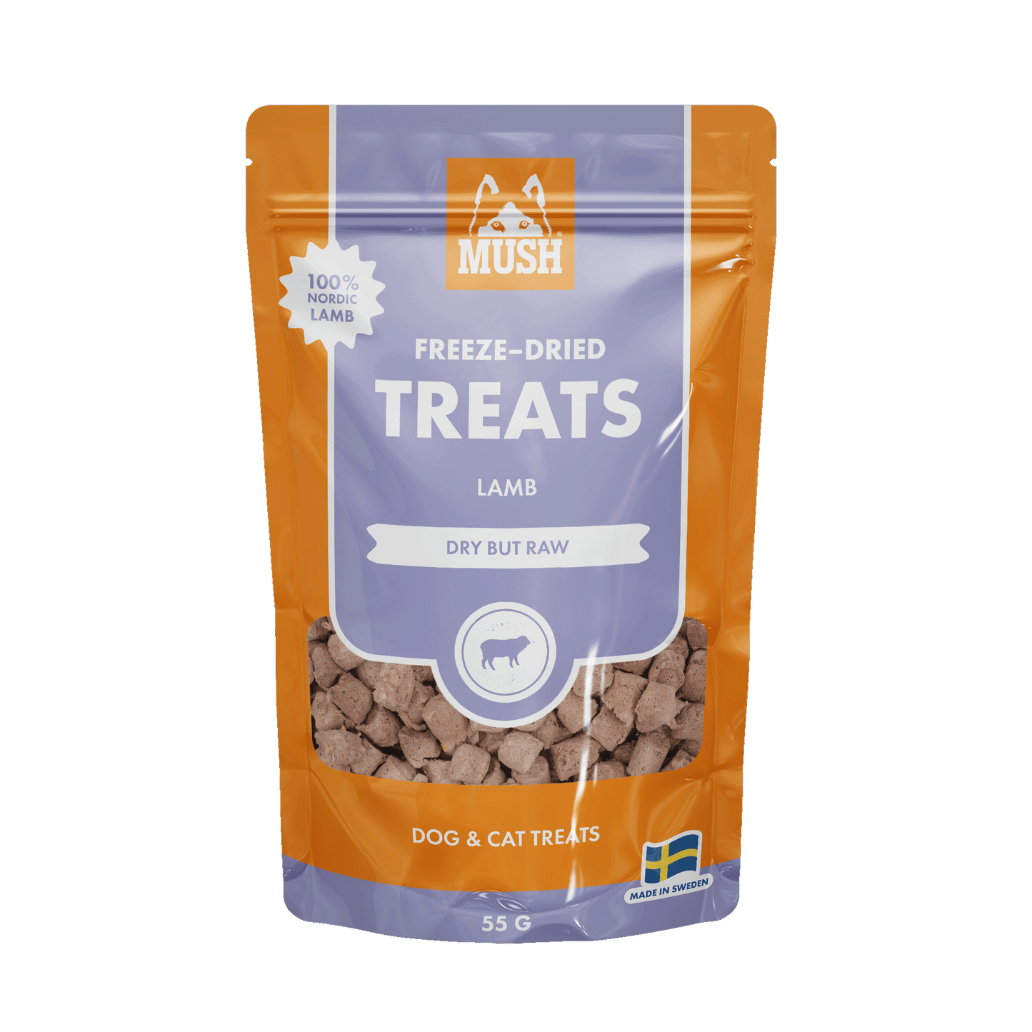 MUSH TREATS FRYSTORKAD LAMM