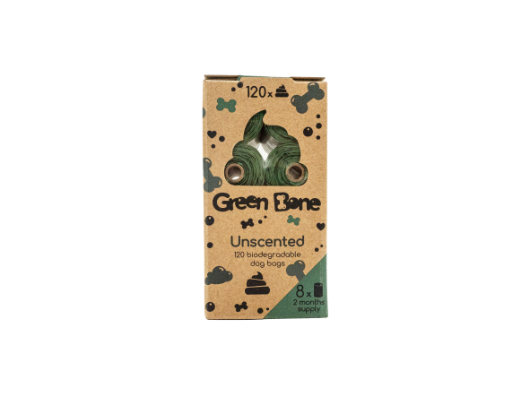 Green Bone Bajspåsar Nedbrytbara Refill 8x15-pack