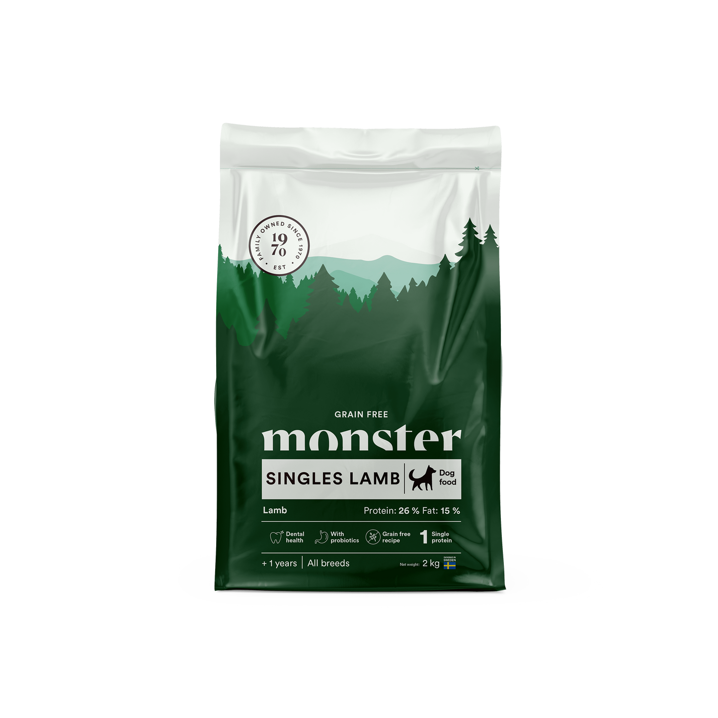Monster Dog Grain Free Singles Lamb