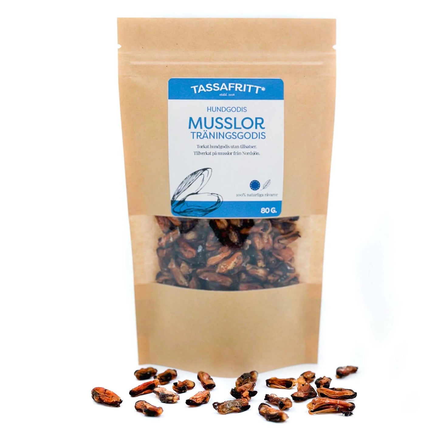 Torkade Musslor 80 g