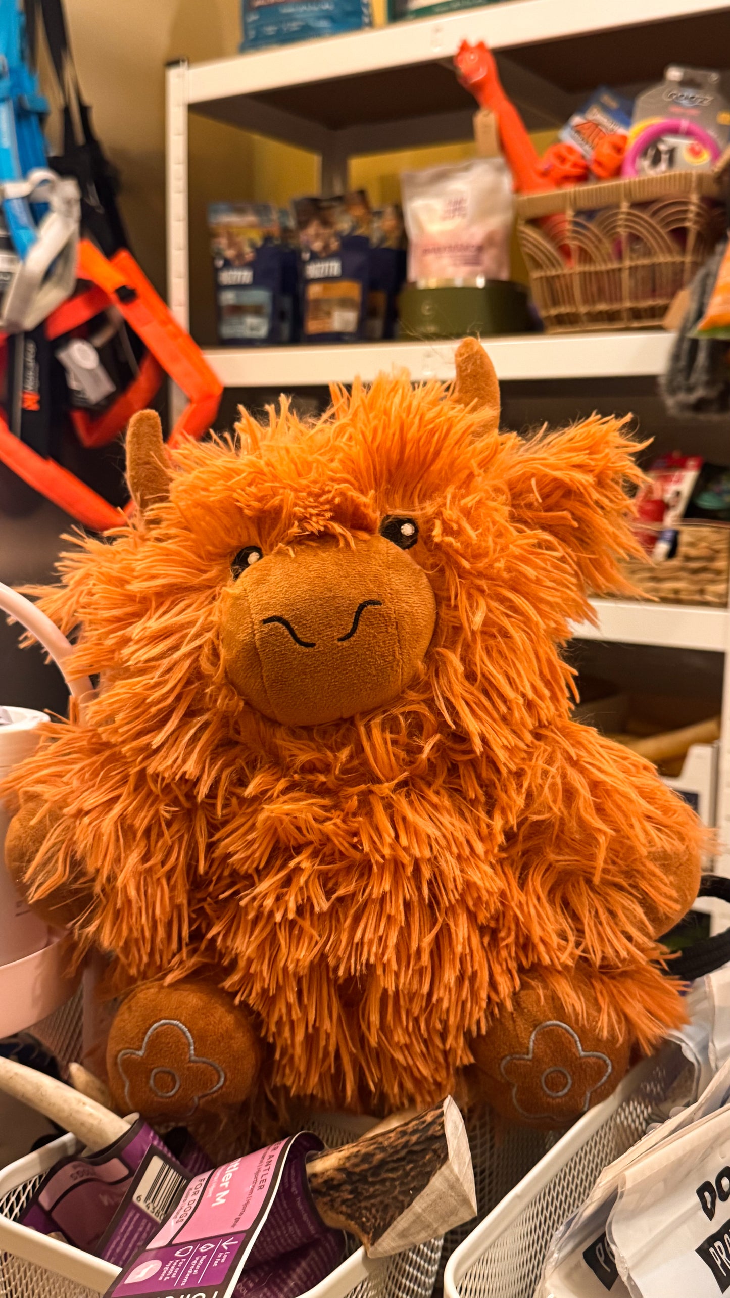 Mjukt gossedjur orange