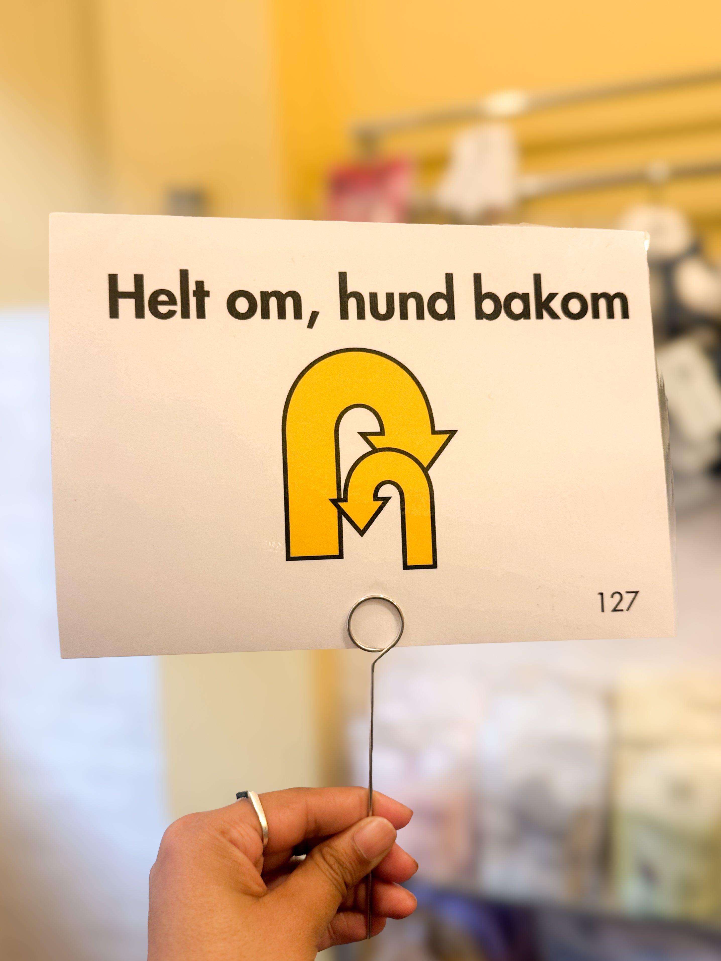Skylthållare rallylydnad