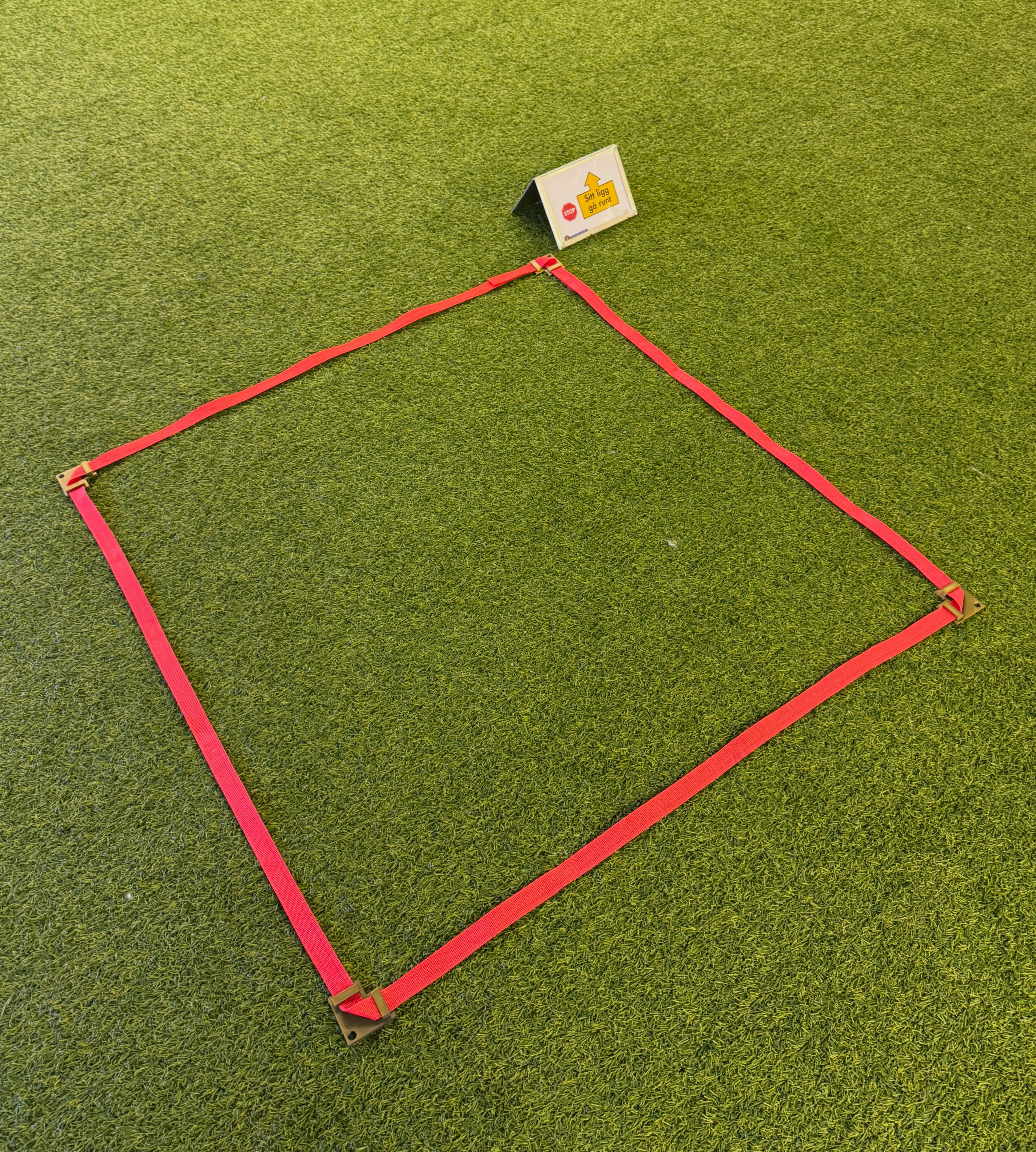 Träningsruta 100 × 100 cm för rallylydnad