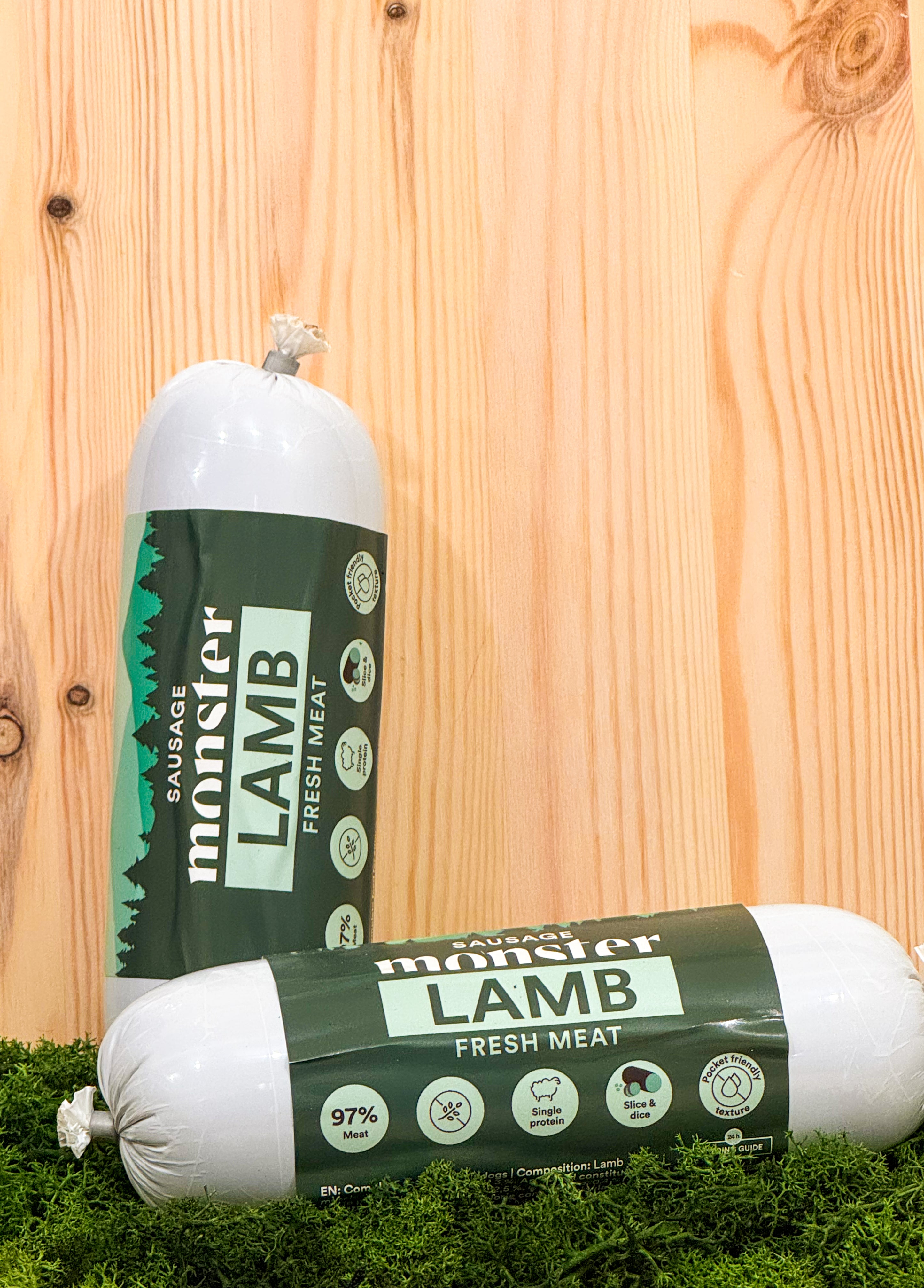 Monster Dog Sausage Lamb 400g