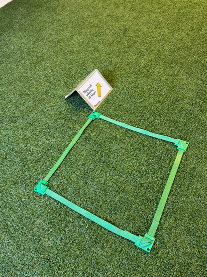 Träningsruta för Rallylydnad 50 × 50 cm