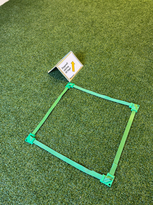 Träningsruta för Rallylydnad 50 × 50 cm