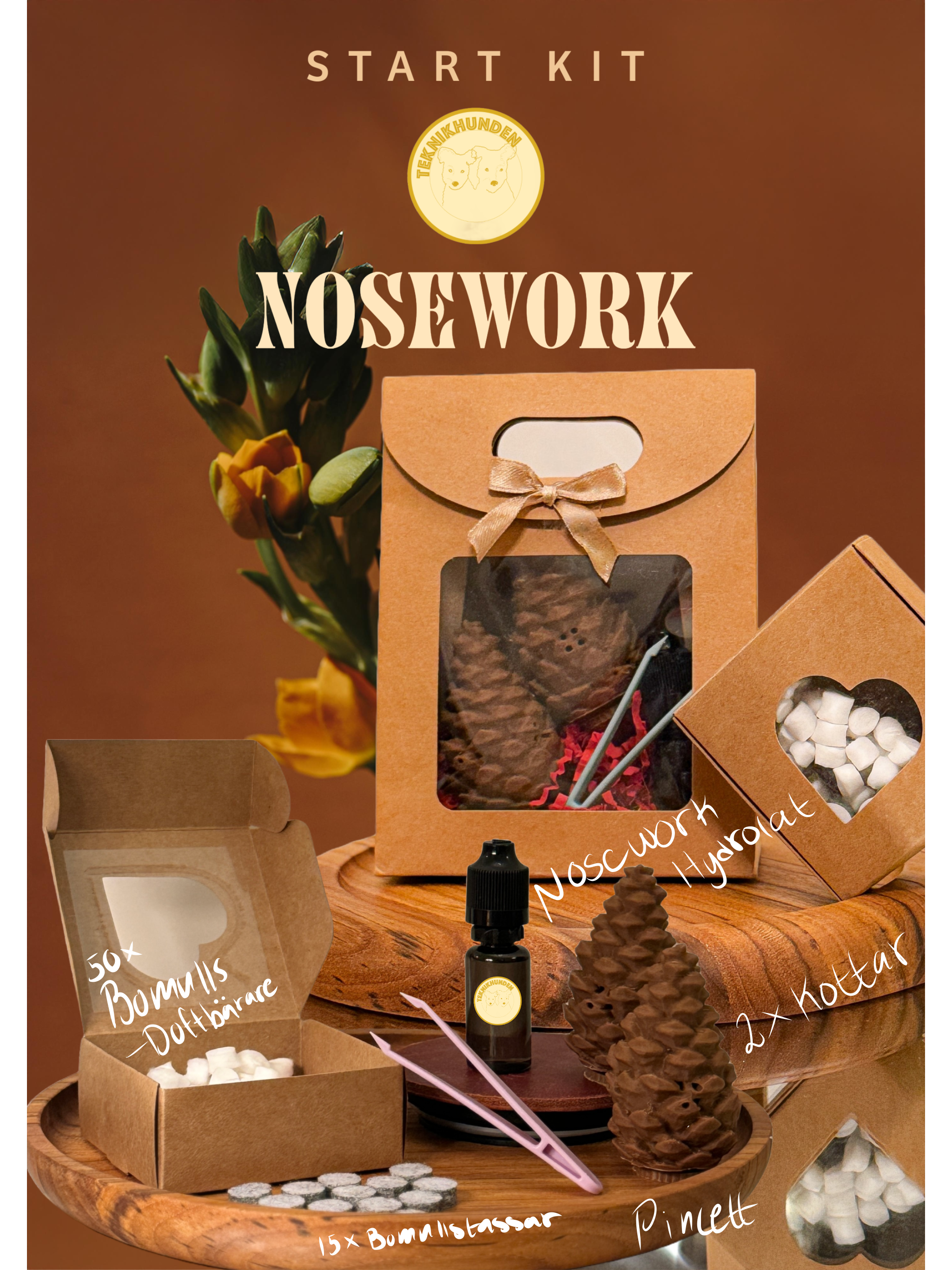 Nosework kit, kottar