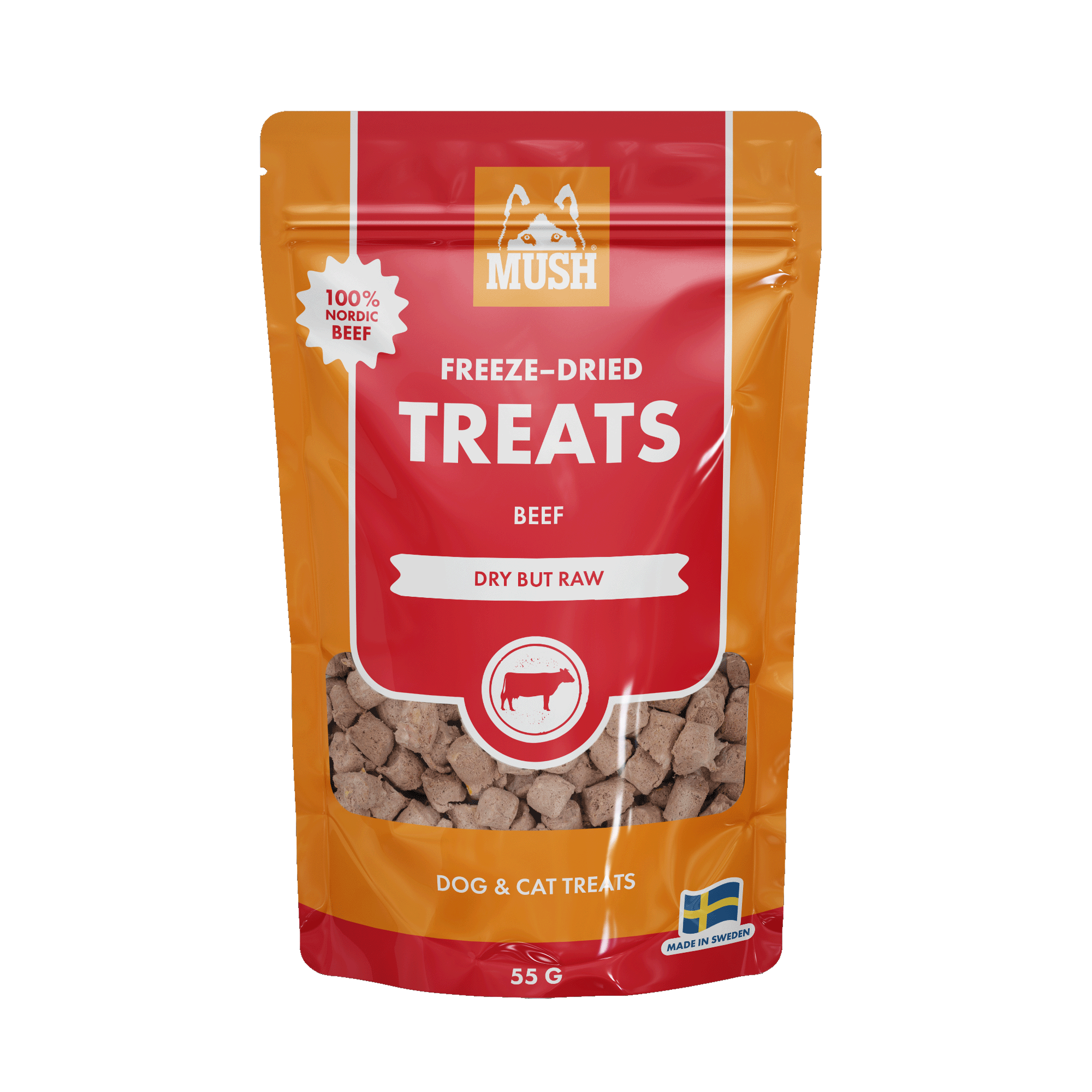 MUSH TREATS FRYSTORKAD NÖT