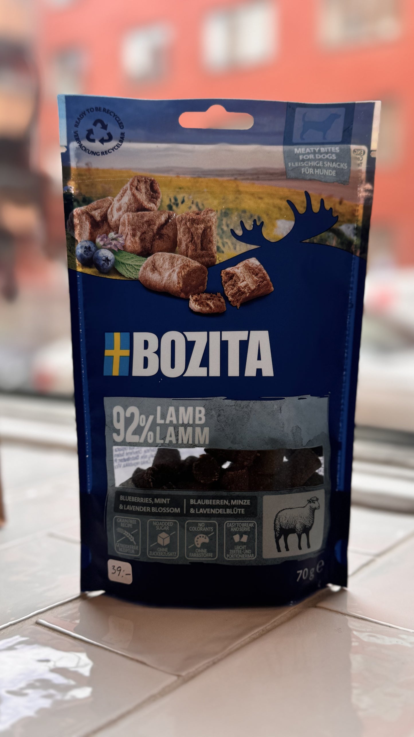 Bozita Snacks Meaty Bites, lamm