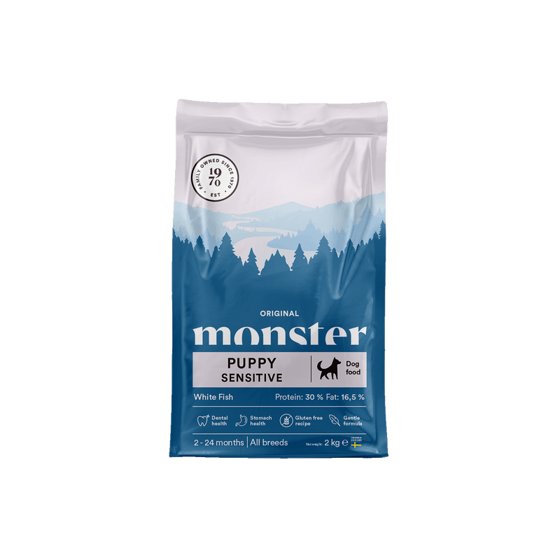 Monster Dog Orig. Puppy Sens. White Fish 2 kg