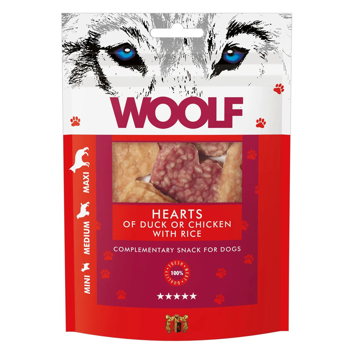 WOOLF Hearts of Duck or Chicken with Rice