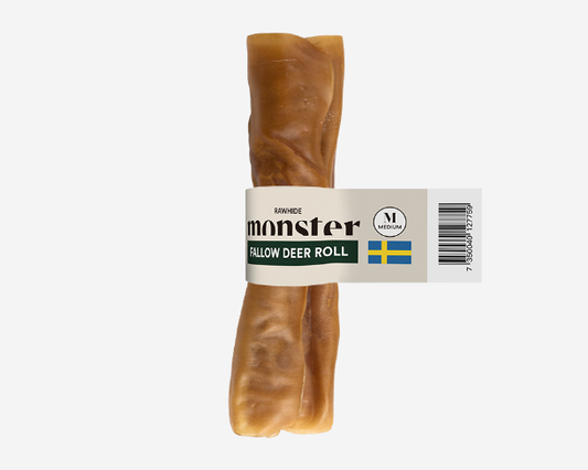 Monster Rawhide Fallow Deer Roll 15cm