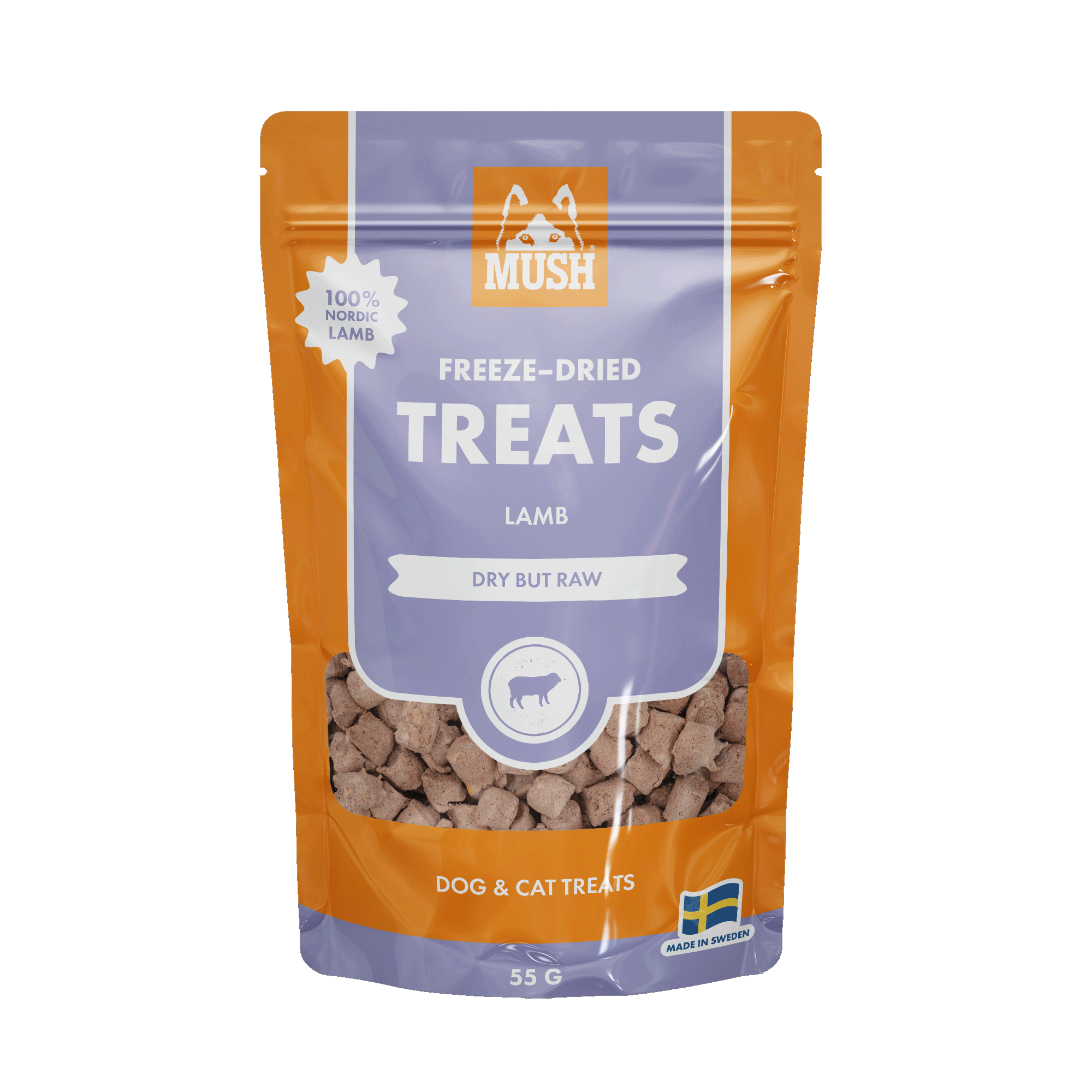 MUSH TREATS FRYSTORKAD LAMM