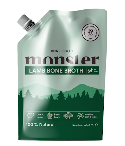 Monster Dog Bone Broth Lamb 350 ml