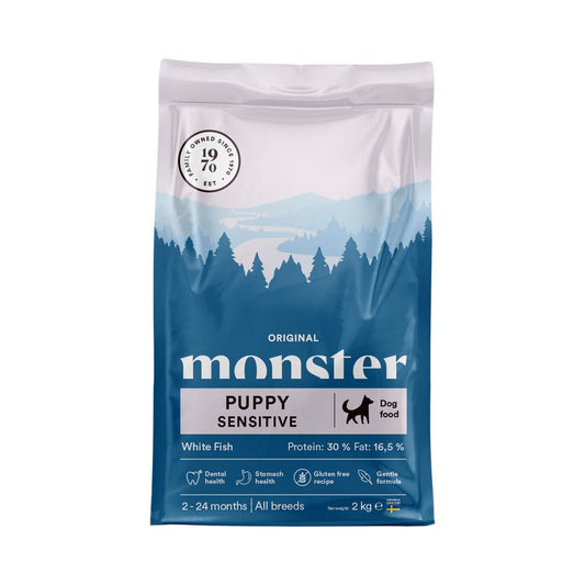 Monster Dog Orig. Puppy Sens. White Fish 2 kg