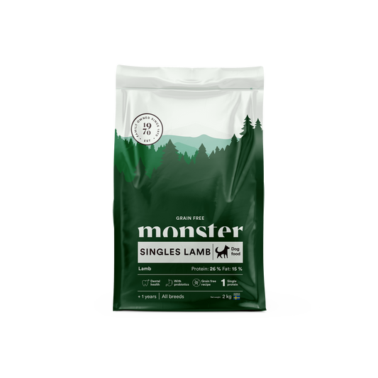 Monster Dog Grain Free Singles Lamb
