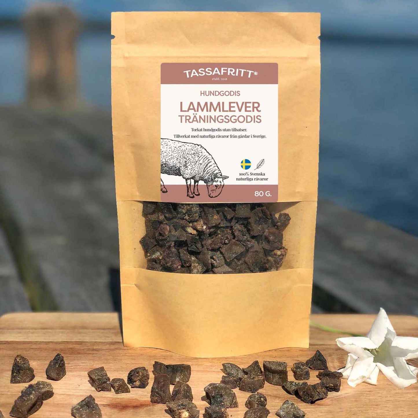 Träningsgodis Lammlever 80g
